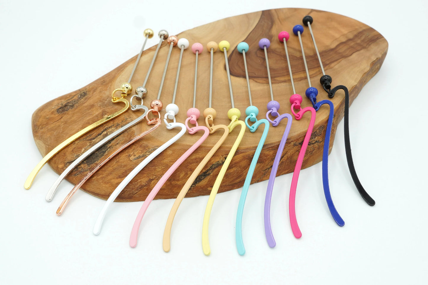 Metal Beadable Bookmark Multiple Colours DIY Craft Supply