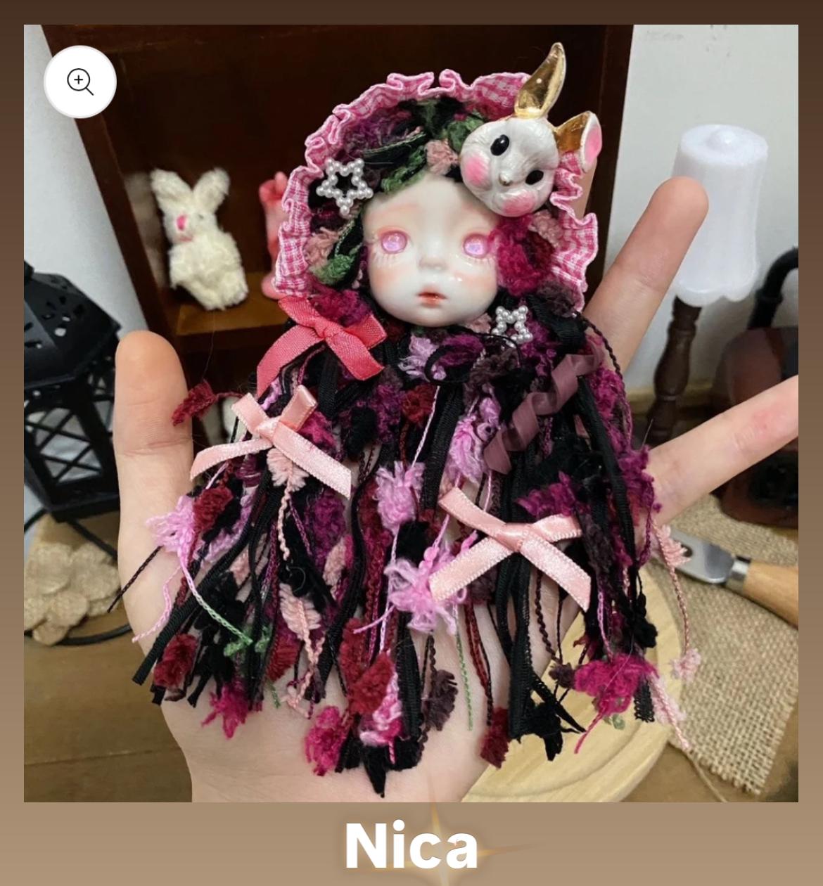 00-【Pre Order】Fancy Cute Dolls for beadable pens & keychains & bags DIY making decoration