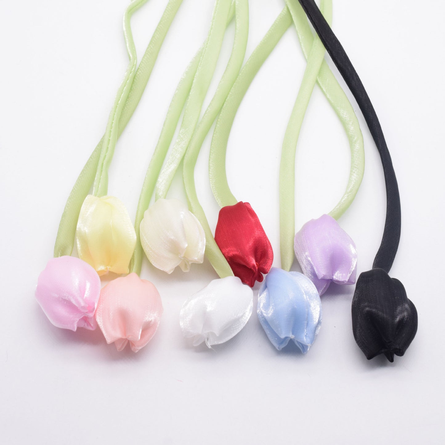 Pretty Tulip Flower Patch, Cute Floral Applique for Bags, Dress, Gown, Bow Knot DIY, Hats, Hair Accessories, Brooch, Clothing Sewing Supply