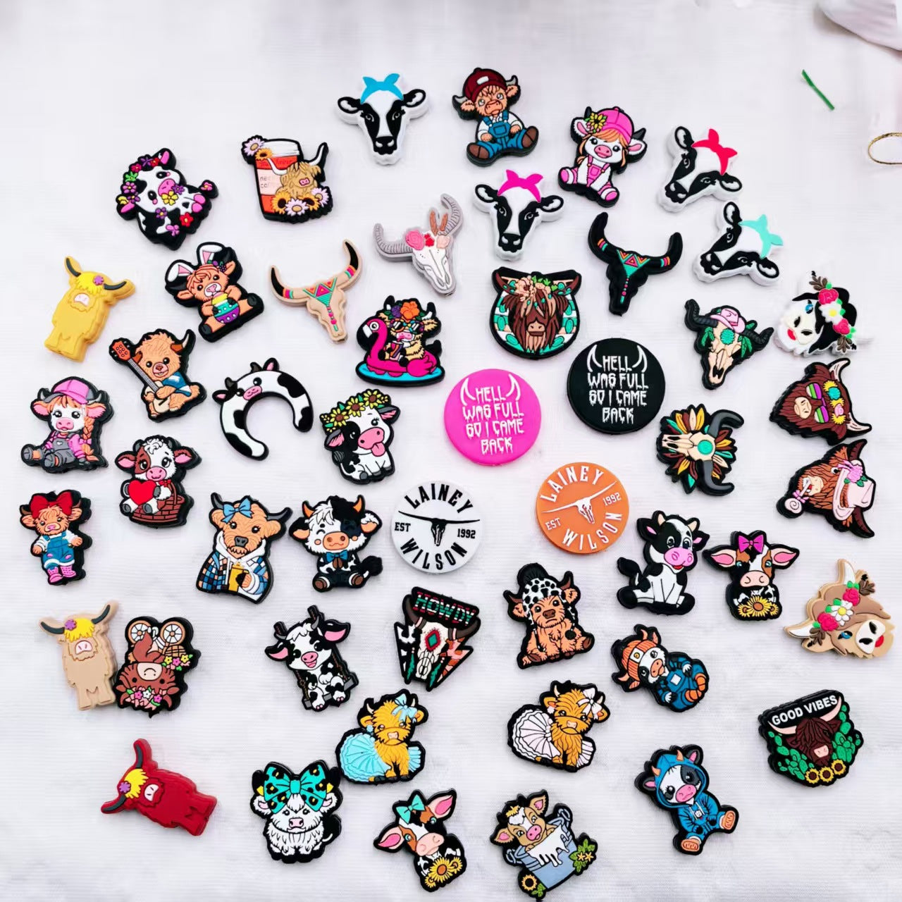50$ For 150 Pieces On Sale Silicone Focal Beads, Random Mix