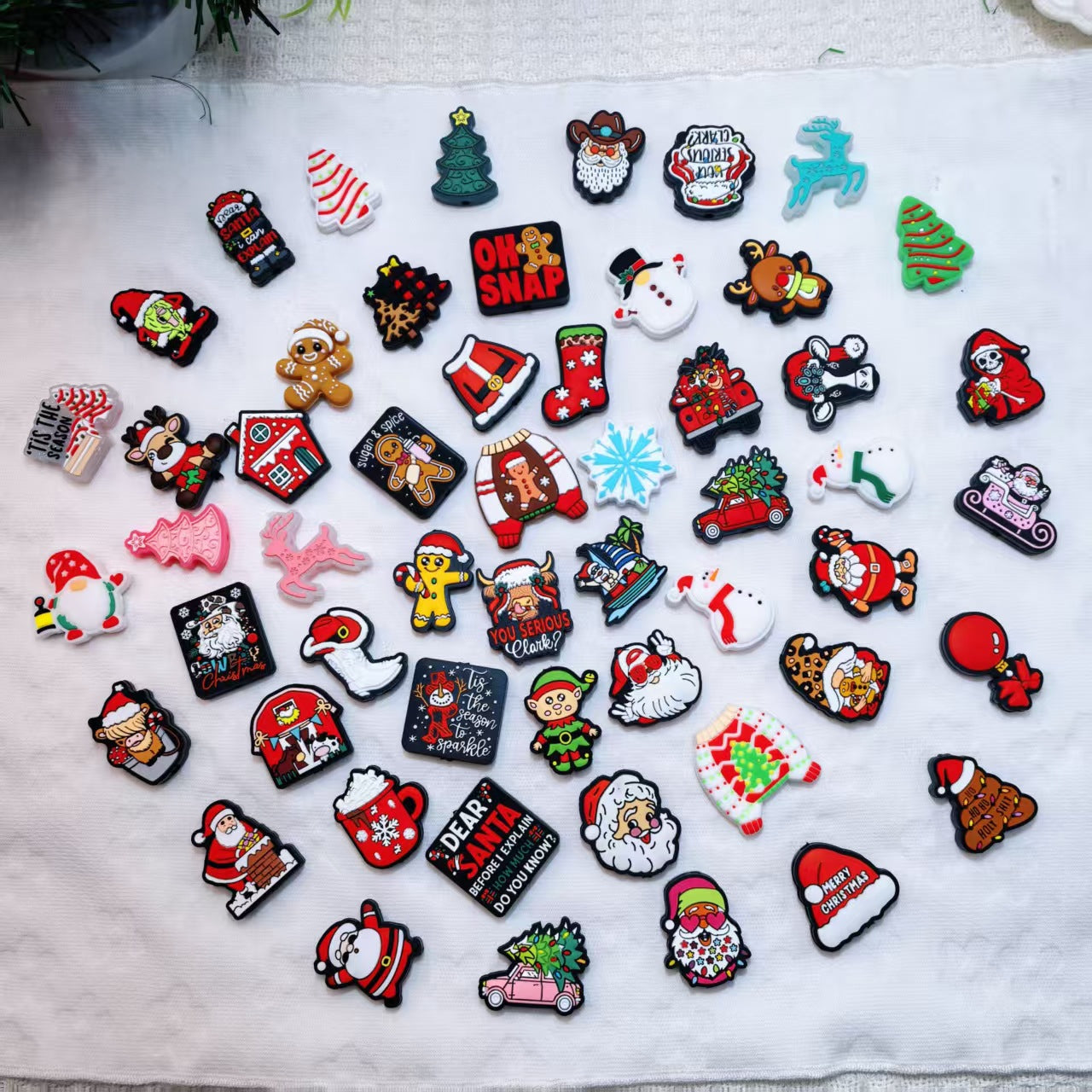 50$ For 150 Pieces On Sale Silicone Focal Beads, Random Mix