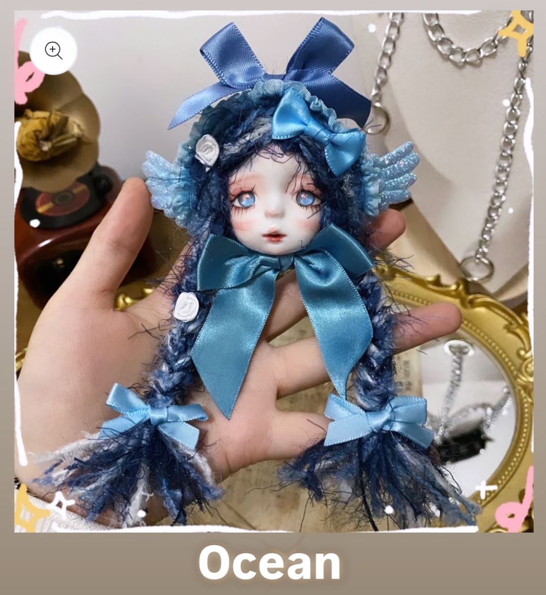 00-【Pre Order】Fancy Cute Dolls for beadable pens & keychains & bags DIY making decoration