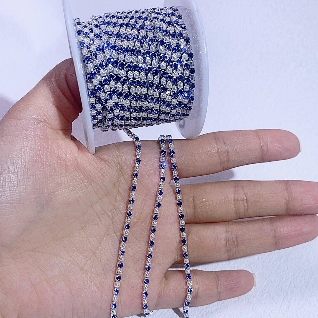07 Diamond chain accessory for DIY fancy pens beads keychain phone chain car charm jewelry making