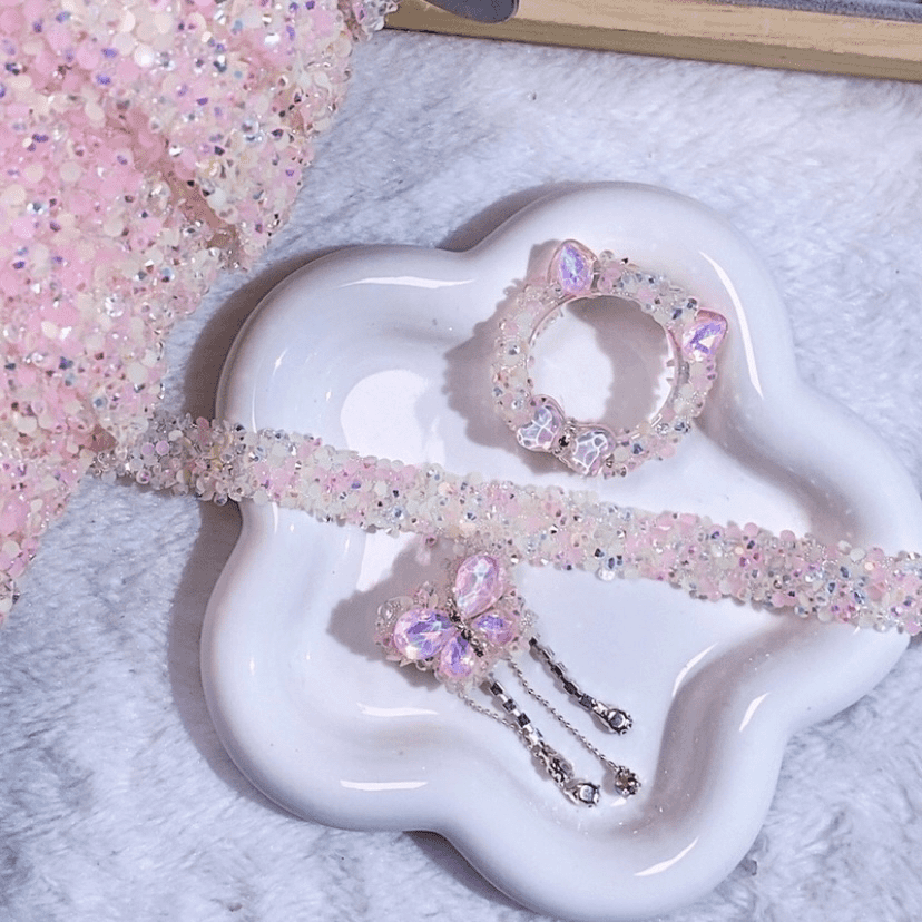 03 Diamond Stone Sugar tape accessory for DIY fancy pens beads keychain phone chain car charm jewelry making