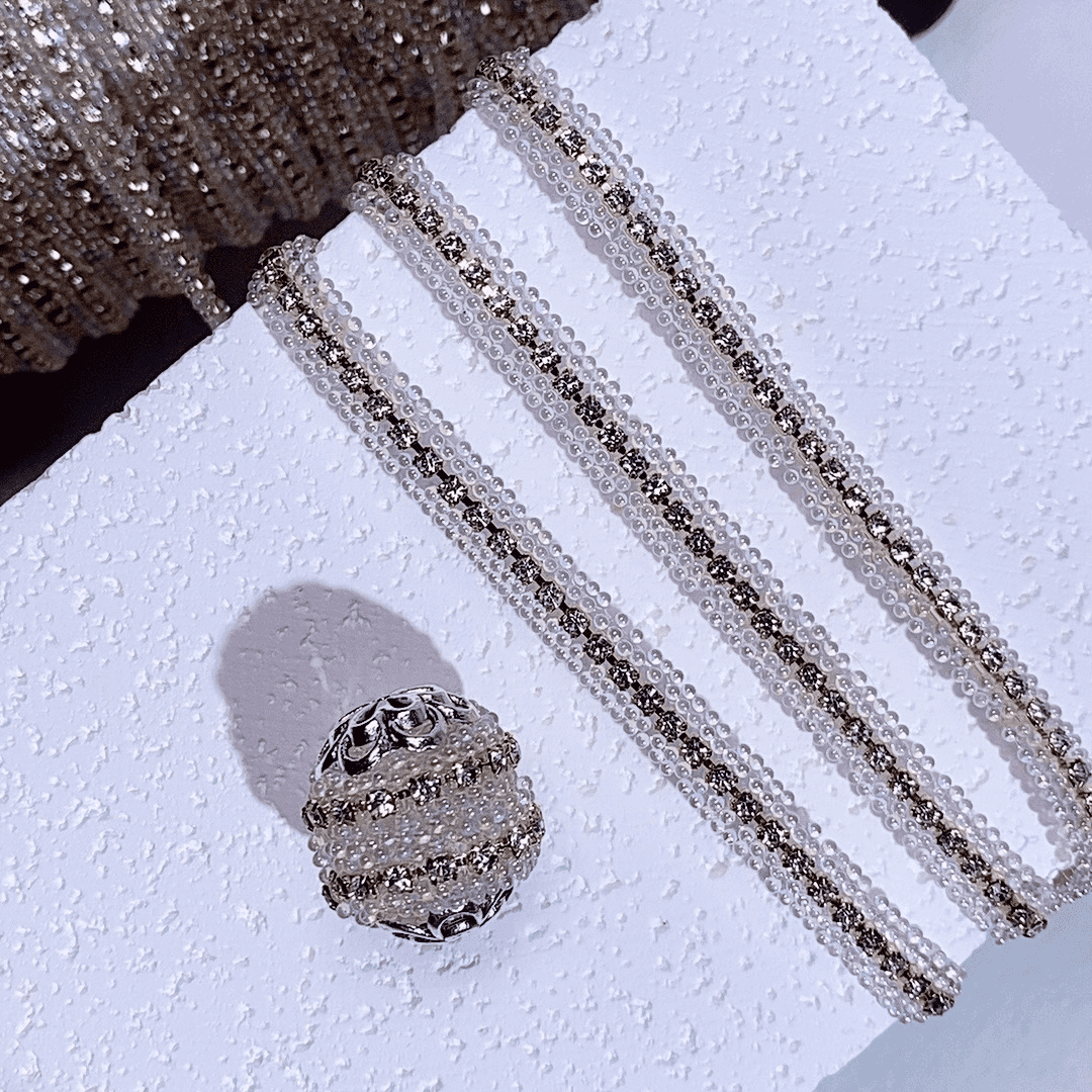 05 Fancy tape with glue tape accessory for DIY fancy pens beads keychain phone chain car charm jewelry making