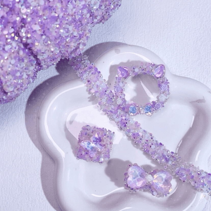 03 Diamond Stone Sugar tape accessory for DIY fancy pens beads keychain phone chain car charm jewelry making