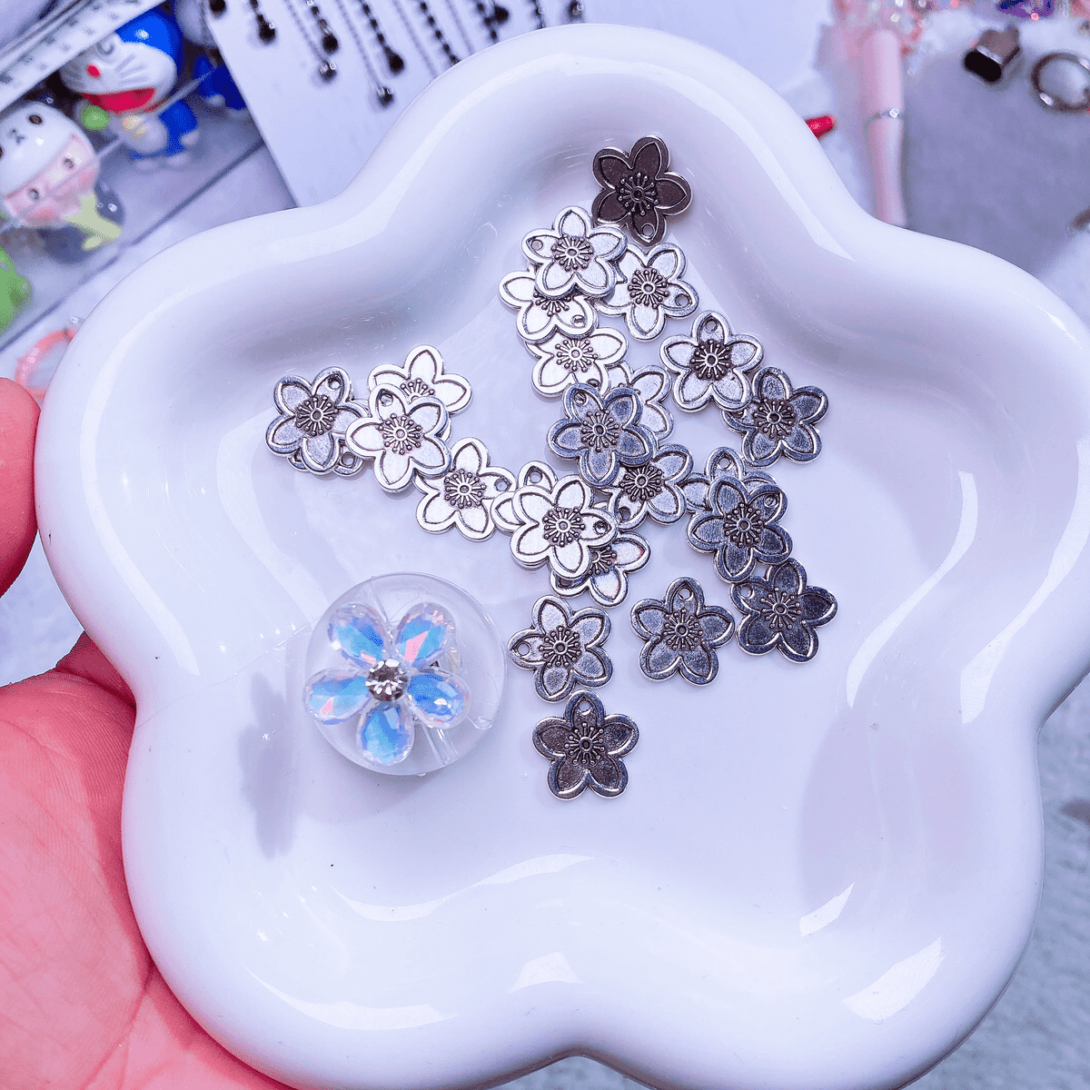 04 Diamond stone rhinestone accessory for DIY fancy pens beads keychain phone chain car charm jewelry making