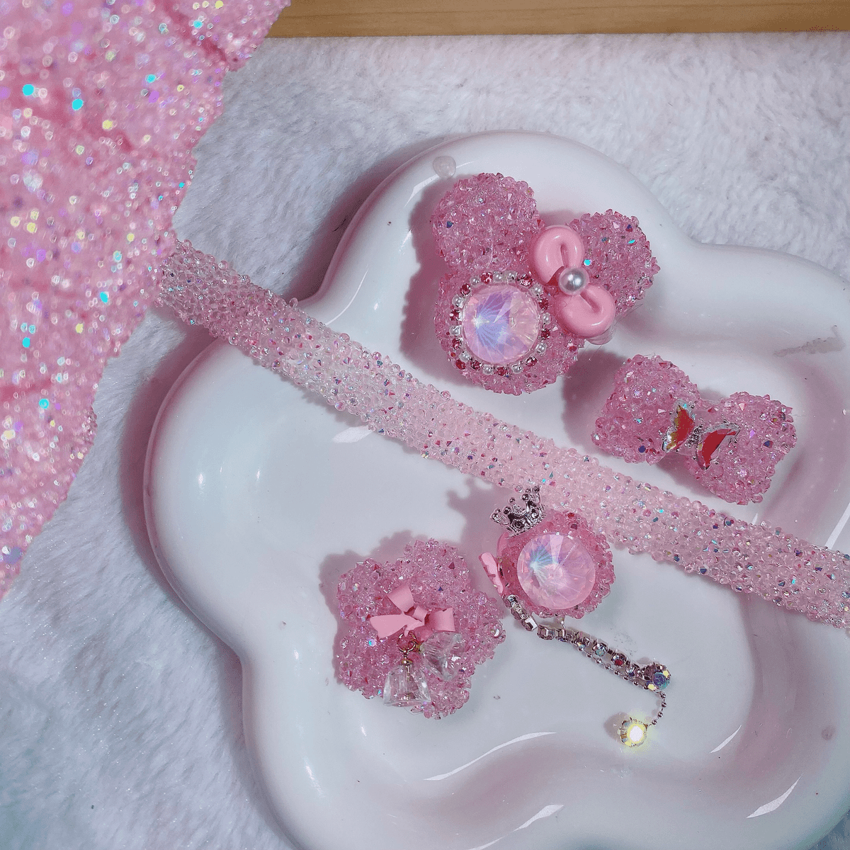03 Diamond Stone Sugar tape accessory for DIY fancy pens beads keychain phone chain car charm jewelry making