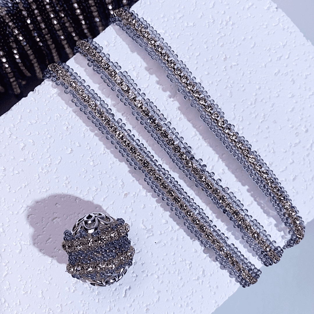 05 Fancy tape with glue tape accessory for DIY fancy pens beads keychain phone chain car charm jewelry making