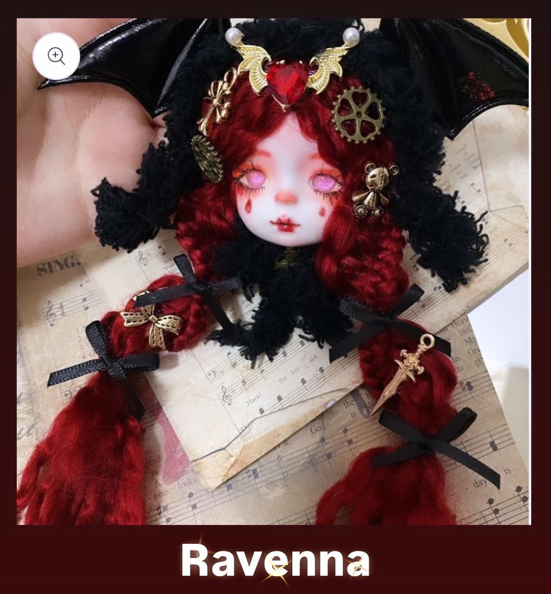 00-【Pre Order】Fancy Cute Dolls for beadable pens & keychains & bags DIY making decoration