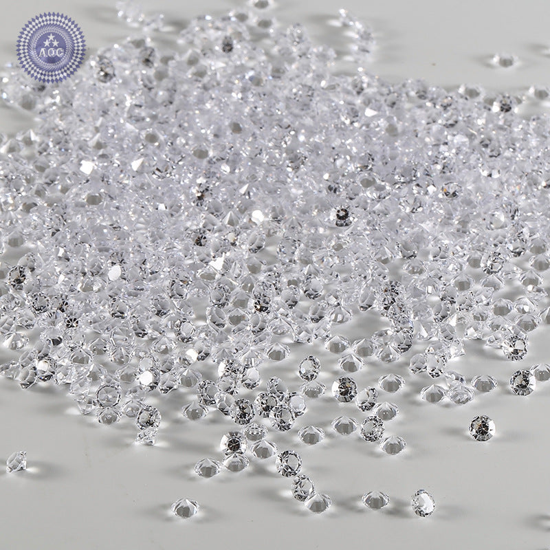 1.5mm Tiny Clear Sugar Crystal Diamonds for DIY Sugar Beads Sugar Pens Nail Art Making(50g/pack)