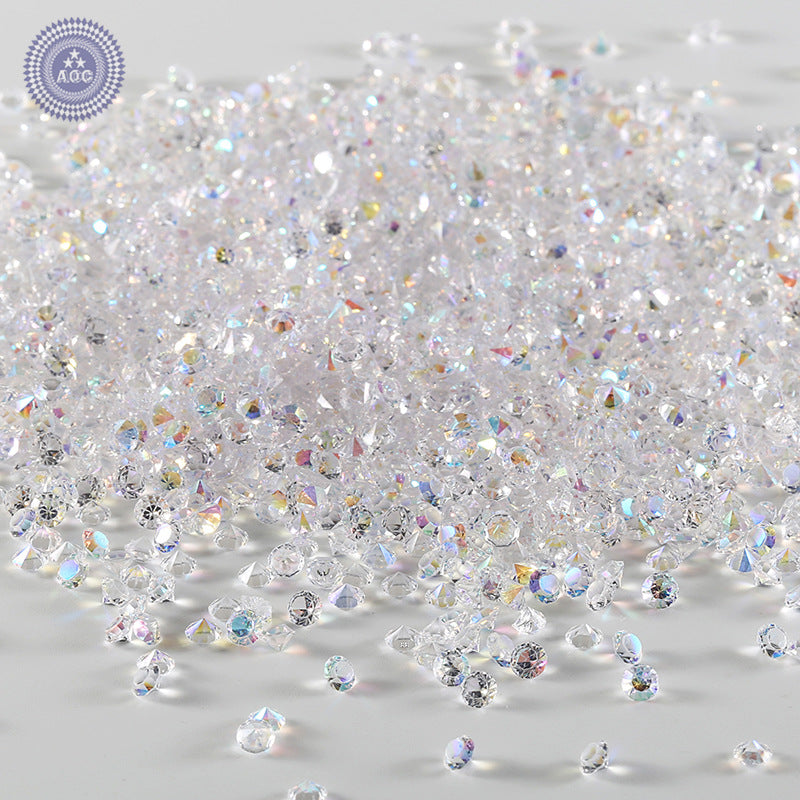 1.5mm Tiny Clear Sugar Crystal Diamonds for DIY Sugar Beads Sugar Pens Nail Art Making(50g/pack)