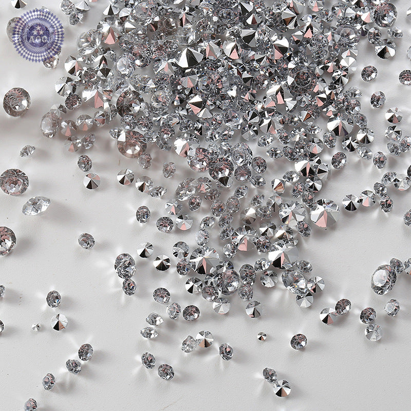 1.5mm Tiny Clear Sugar Crystal Diamonds for DIY Sugar Beads Sugar Pens Nail Art Making(50g/pack)