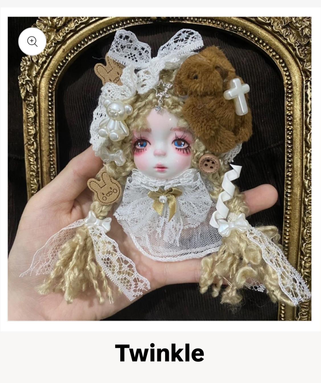 00-【Pre Order】Fancy Cute Dolls for beadable pens & keychains & bags DIY making decoration