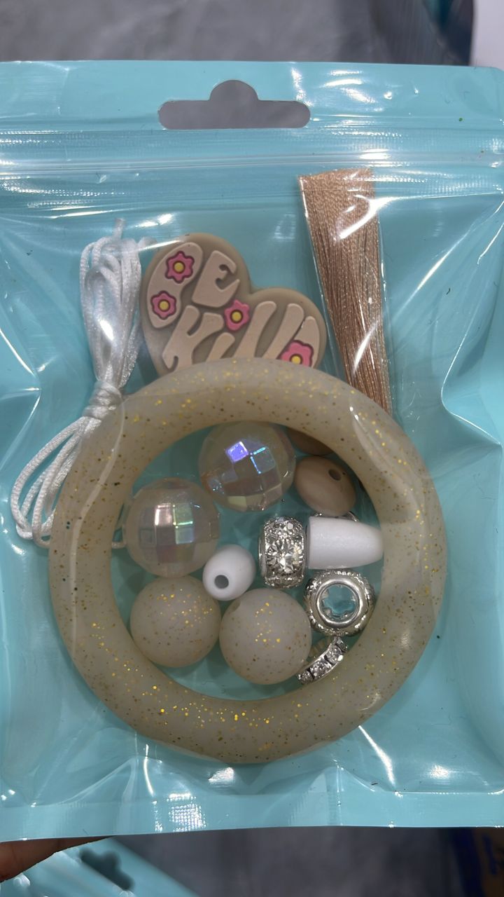 DIY Complete Car Charm Kit For Car Charm Car Hanger Rearview Mirror Charm Making