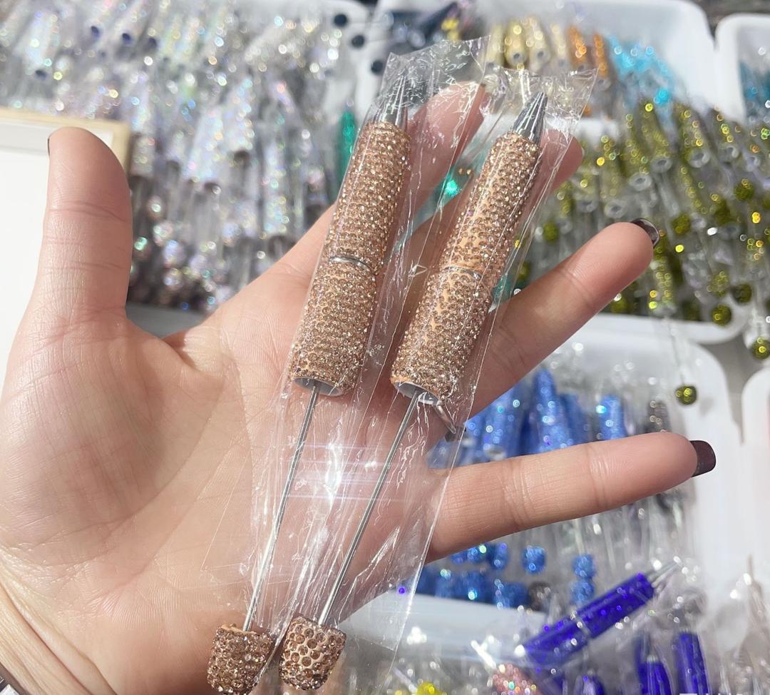 Sparkly Rhinestone Beadable DIY Fancy Pens Bling pen– Many Colors to Choose From