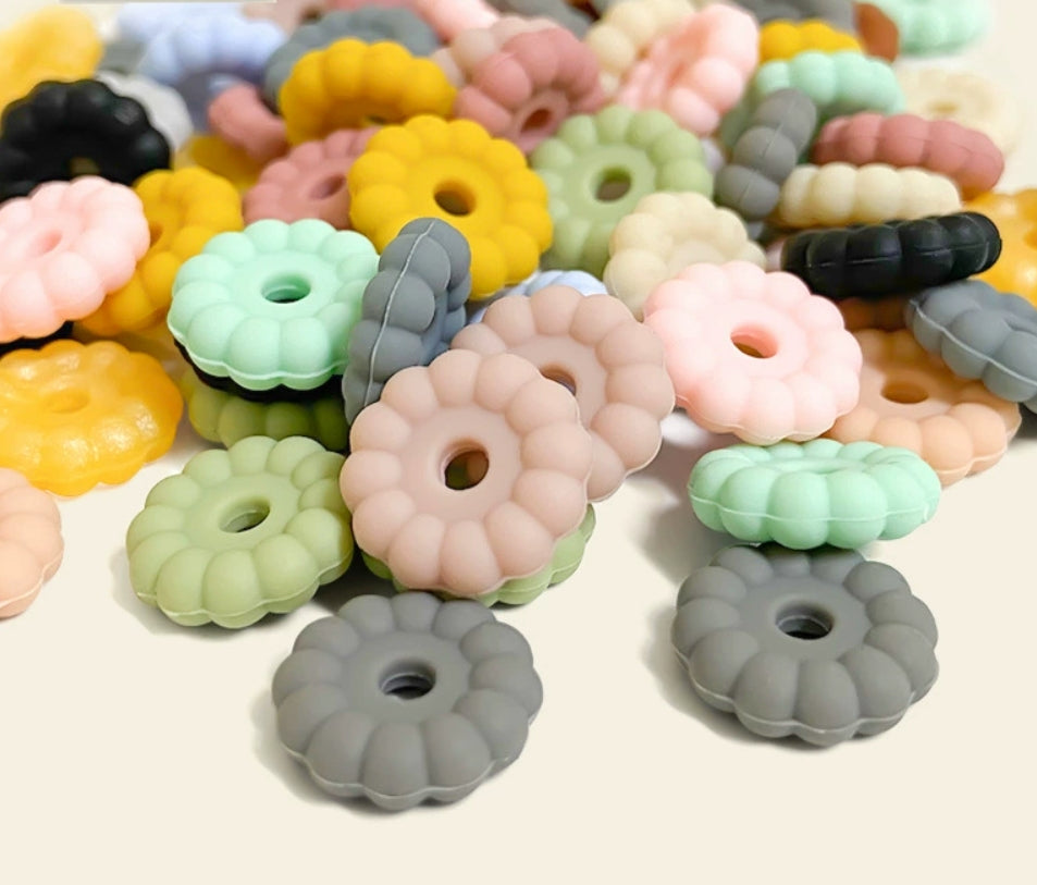 12mm & 15mm New Disc Silicone Spacers for DIY Beadable Pen Keychain Car Charm Car Making