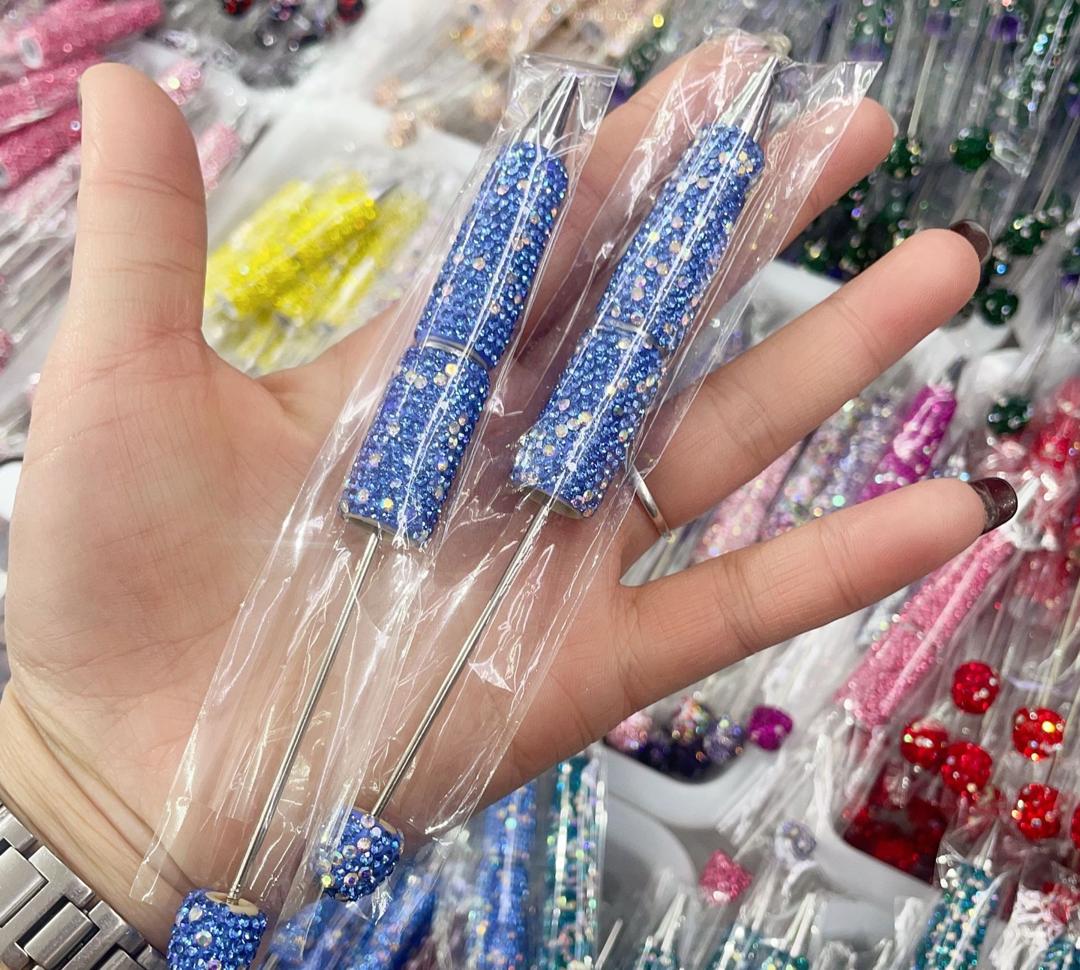 Sparkly Rhinestone Beadable DIY Fancy Pens Bling pen– Many Colors to Choose From