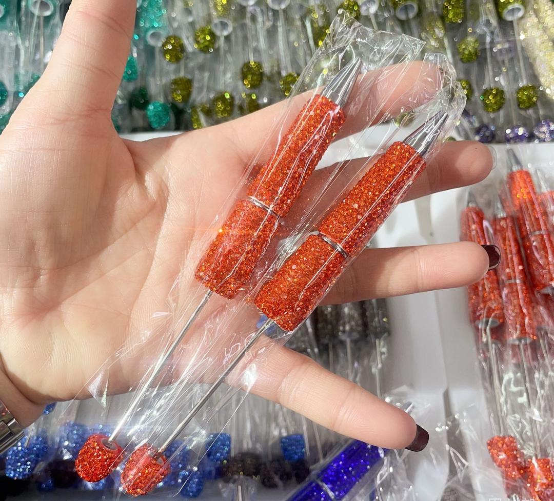 Sparkly Rhinestone Beadable DIY Fancy Pens Bling pen– Many Colors to Choose From