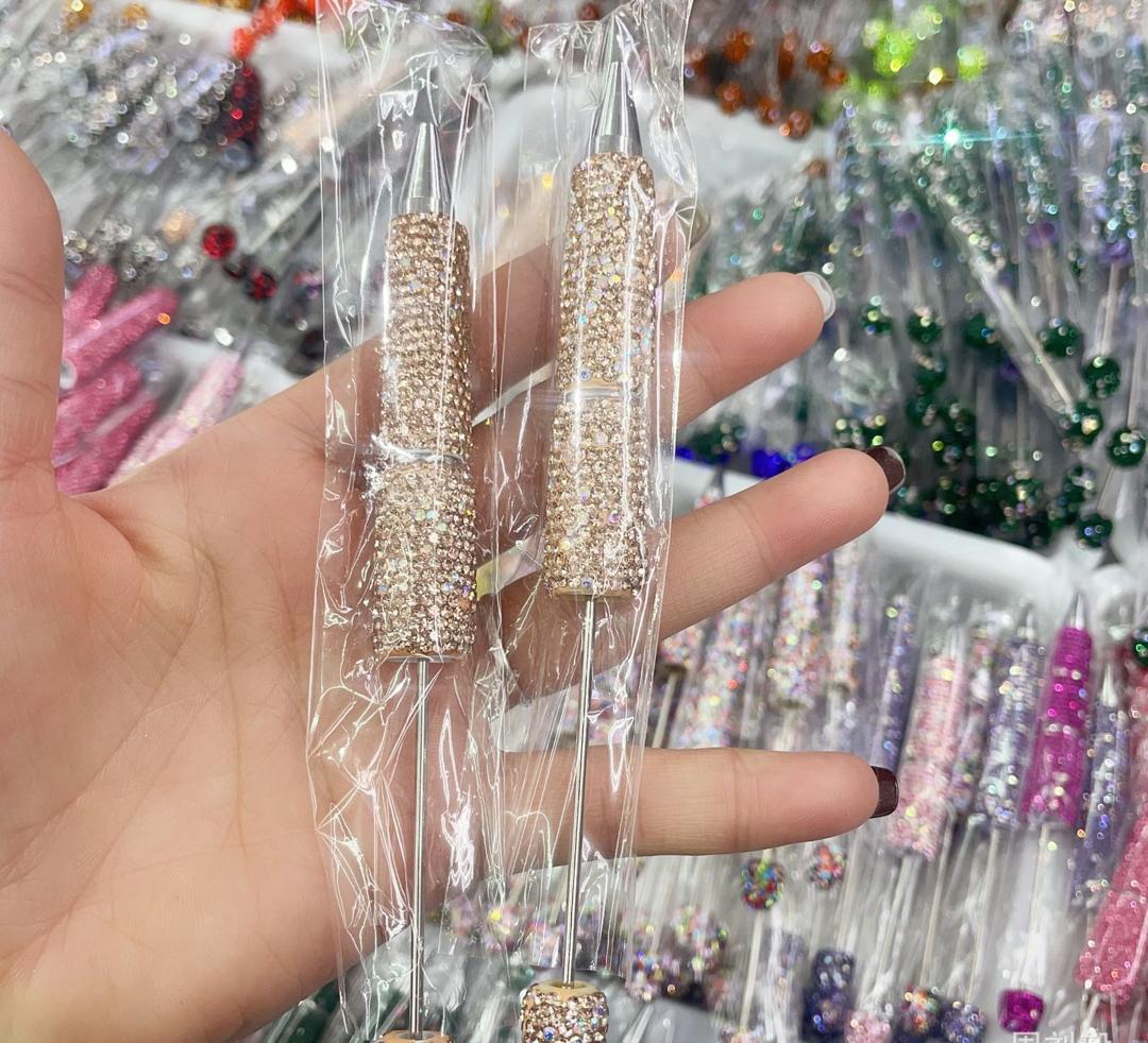 Sparkly Rhinestone Beadable DIY Fancy Pens Bling pen– Many Colors to Choose From