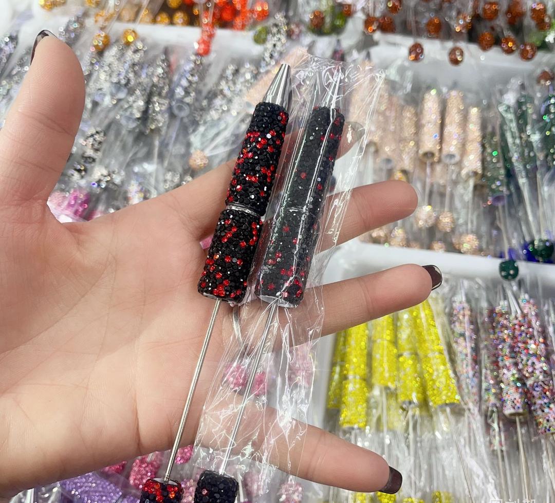 Sparkly Rhinestone Beadable DIY Fancy Pens Bling pen– Many Colors to Choose From