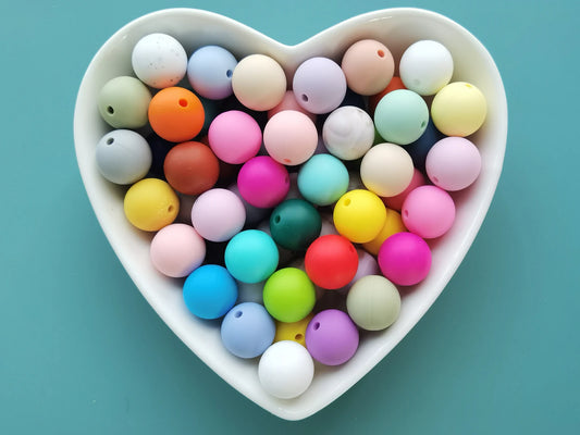 15mm Round Silicone Beads,Bulk Silicone Beads, Round Silicone Bead Wholesale,Silicone beads DIY