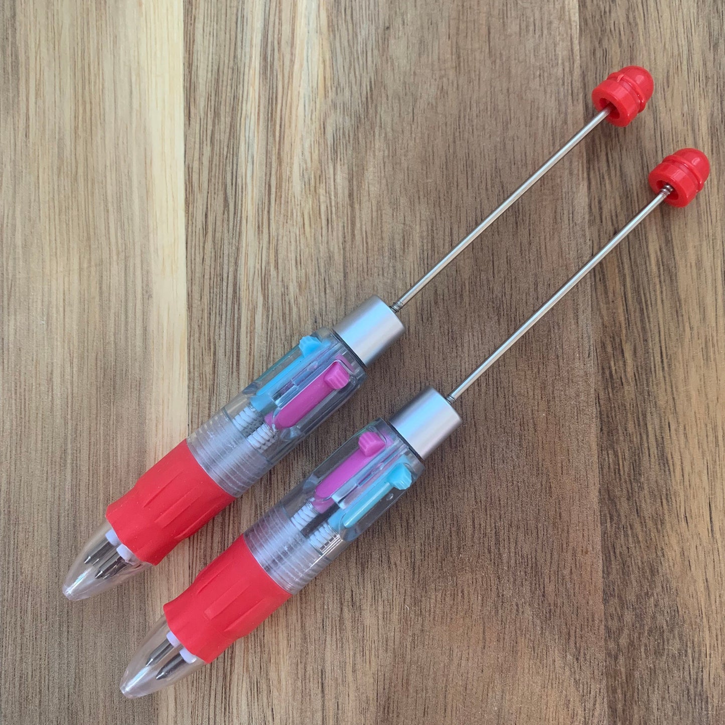 DIY Beadable Pens  4-color Beaded Multi-color Ballpoint Pens