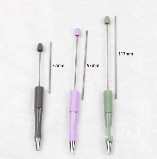 72mm/97mm / 117mm DIY Extension Rod Stainless Steel Long Extender Bar Stick for Beadable Pen